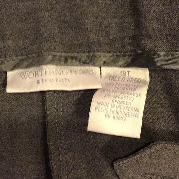 Worthington dress pants tall grey - Picture 4 of 7
